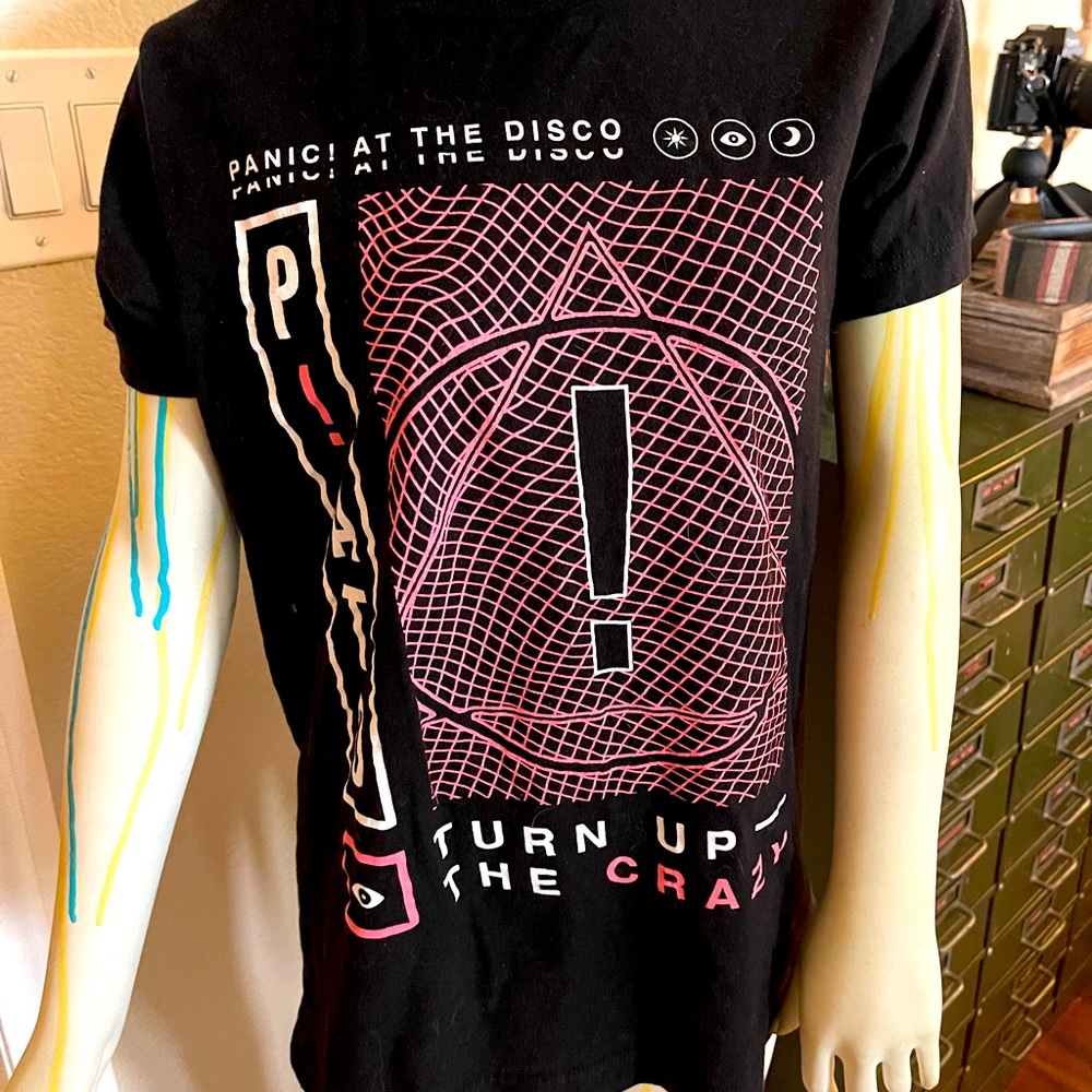 Panic at the Disco Turn Up the Crazy Tshirt Black